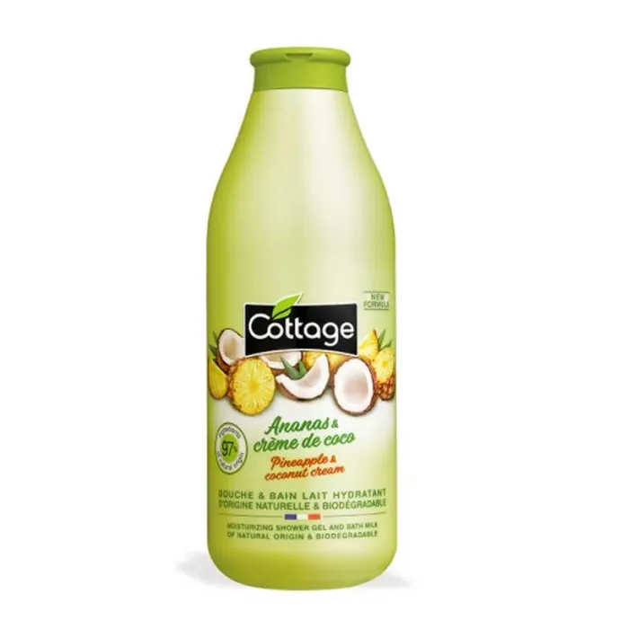 Cottage Piña Y Coco Gel De Ducha De Leche 750ml
