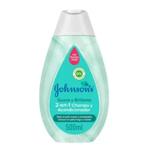 Johnson's Suave Y Brillante 2 En 1 Champú Y Acondicionador 500ml