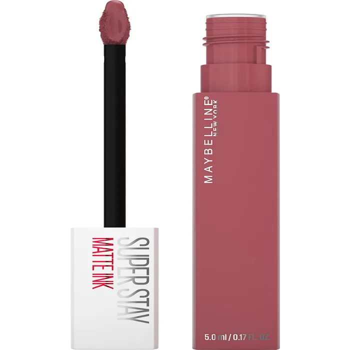 Maybelline Superstay Matte Ink Pintalabios Mate Larga Duración Tono 175 Ringleader Color Rosa