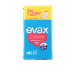Evax Cottonlike Compresas Con Alas Normal Plus 28 Unidades