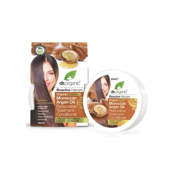 Dr. Organic Mascarilla Acondicionadora Capsilar De Aceite Argán 200ml