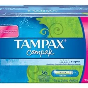 Tampax Compak Tampón Super 36 U
