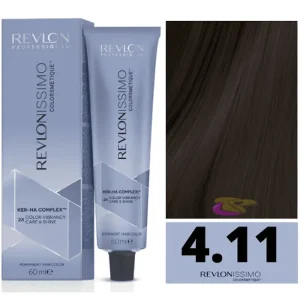 Revlon Revlonissimo Colorsmetique 4.11 Castaño Medio Ceniza Intenso 60ml