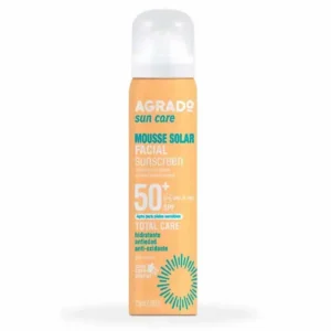 Agrado Mousse Facial Solar Spf50 75ml